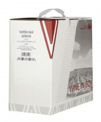 Veltlínské zelené , Bag in Box, moravské zemské víno, suché bílé víno 