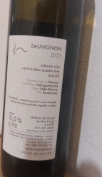 Sauvignon 2023, pozdní sběr, bílé, suché 